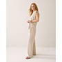 4s2972-30761 702 Summum Trouser Linen look  Pebblebeige