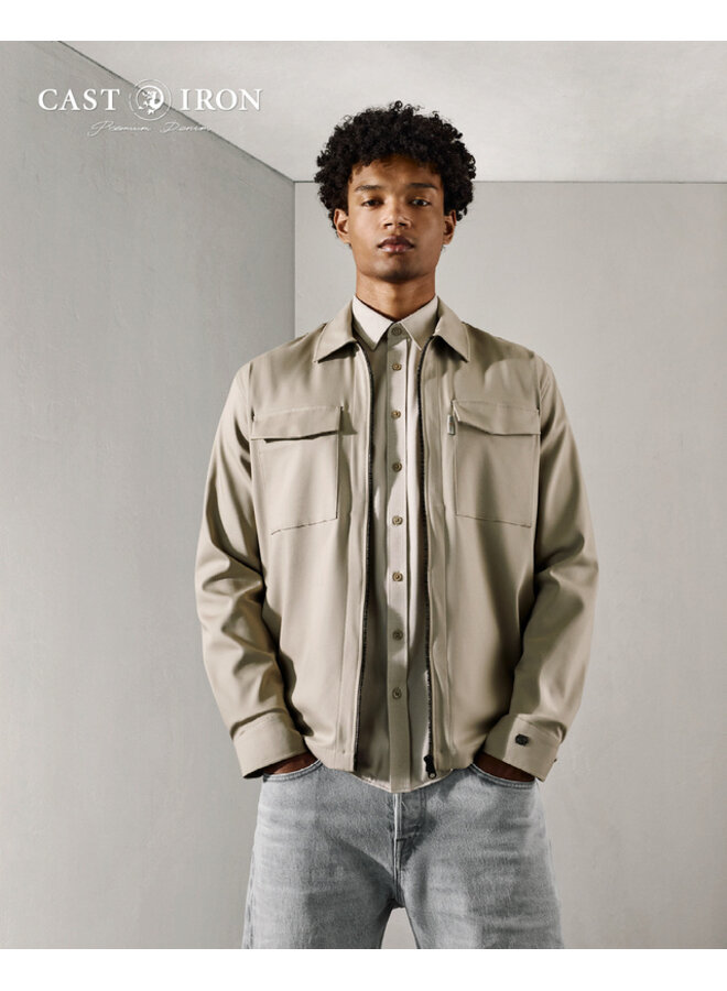 CSI2602210 8023 Cast Iron LONG SLEEVE SHIRT Tech Stretch Aluminum