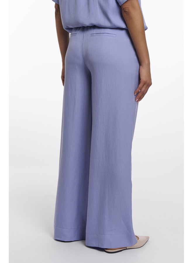 NourRegular.7002623 Rino&Pelle Regular length wide leg pants  Brushed blue