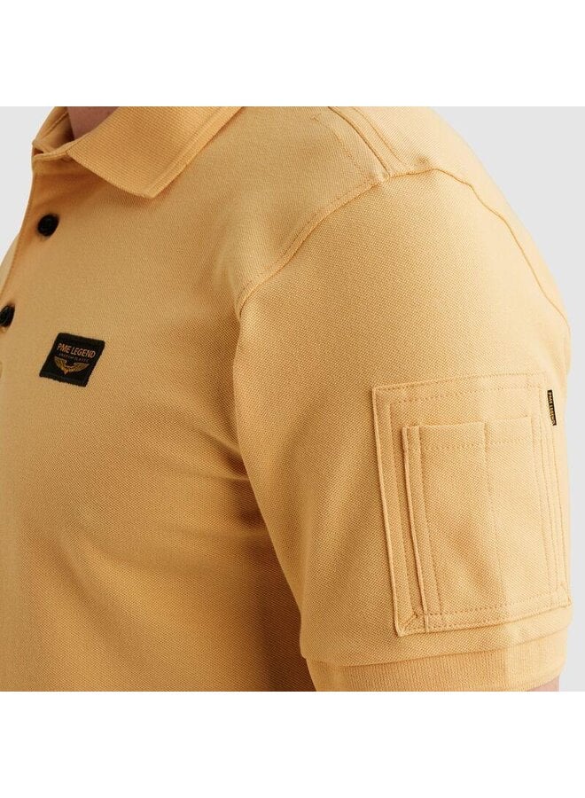 PPSS2604899 7137 PME Legend Short sleeve polo American Classic Apricot Cream