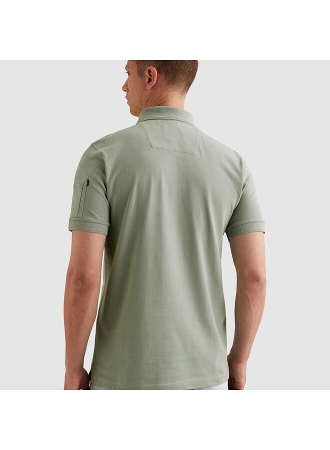 PPSS2604899 6123 PME Legend Short sleeve polo American Classic Iceberg Green
