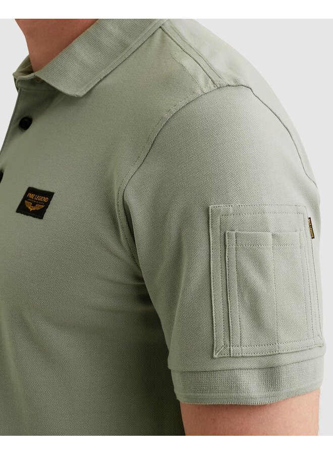 PPSS2604899 6123 PME Legend Short sleeve polo American Classic Iceberg Green