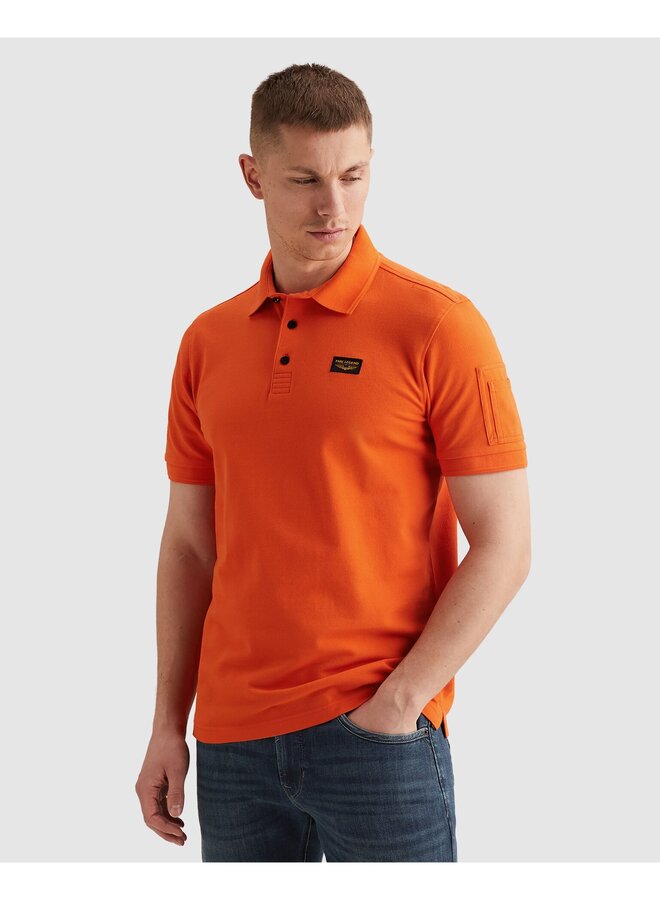 PPSS2602899 2054 PME Legend Short sleeve polo American Classic orange