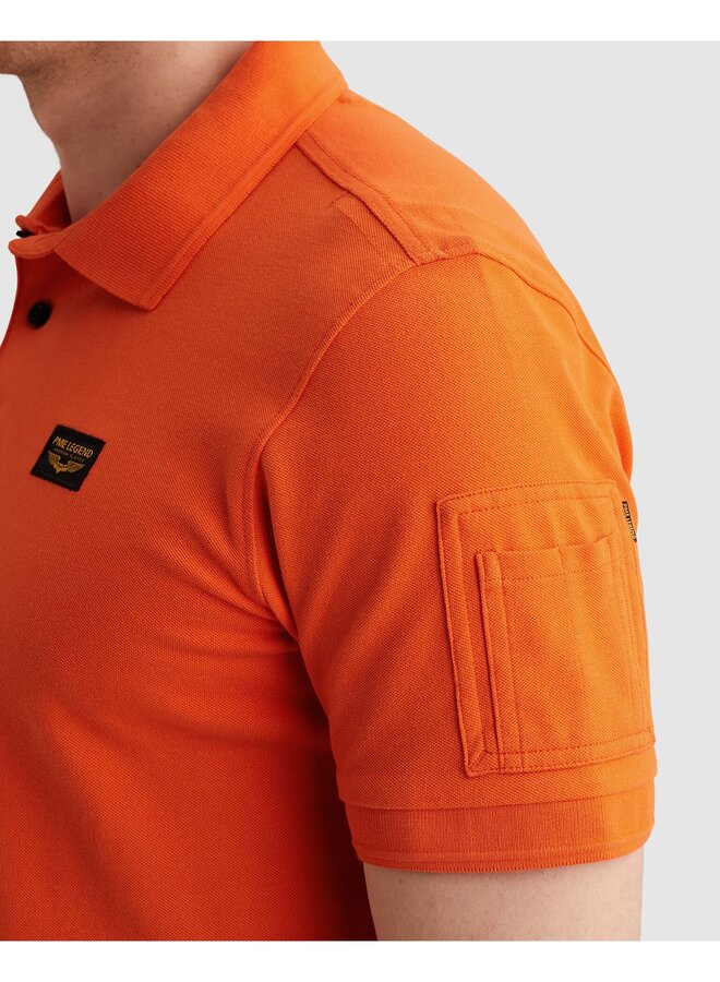 PPSS2602899 2054 PME Legend Short sleeve polo American Classic orange