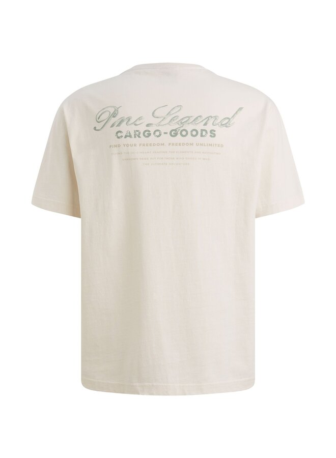 PTSS2604568 7001 PME Legend Short sleeve r-neck heavy open end relaxed Egret