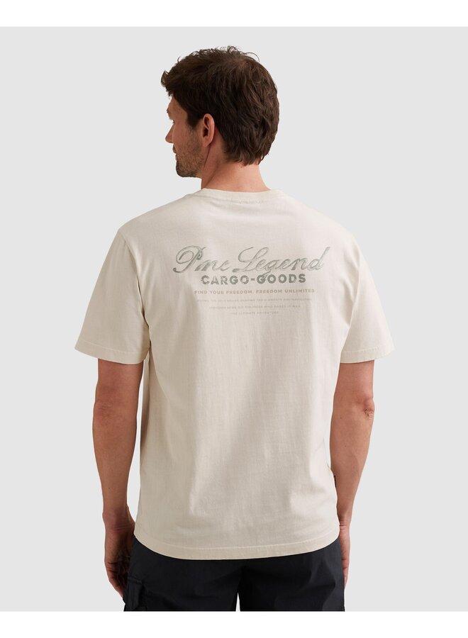 PTSS2604568 7001 PME Legend Short sleeve r-neck heavy open end relaxed Egret