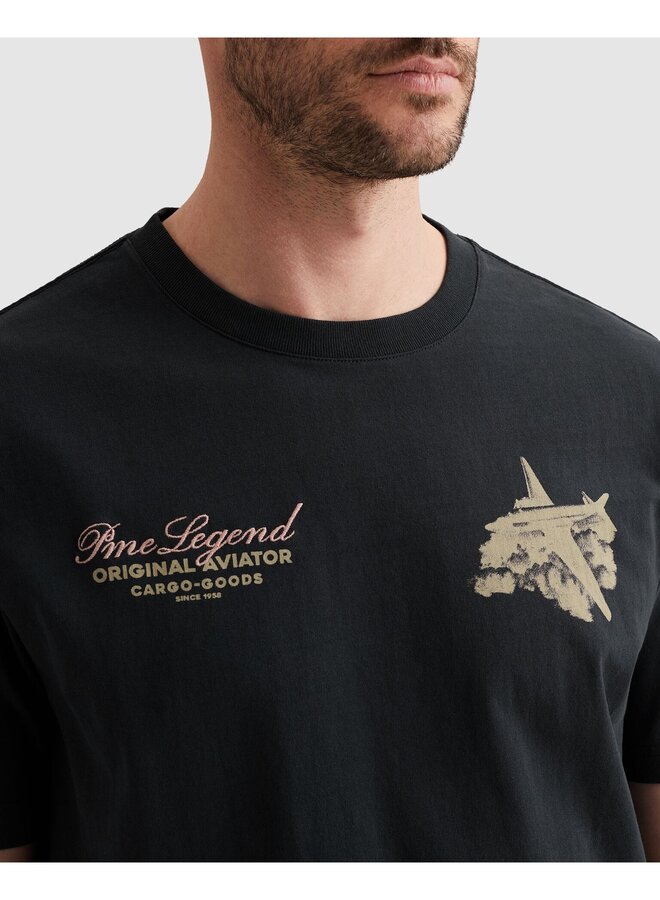 PTSS2604568 5282 PME Legend Short sleeve r-neck heavy open end relaxed Carbon