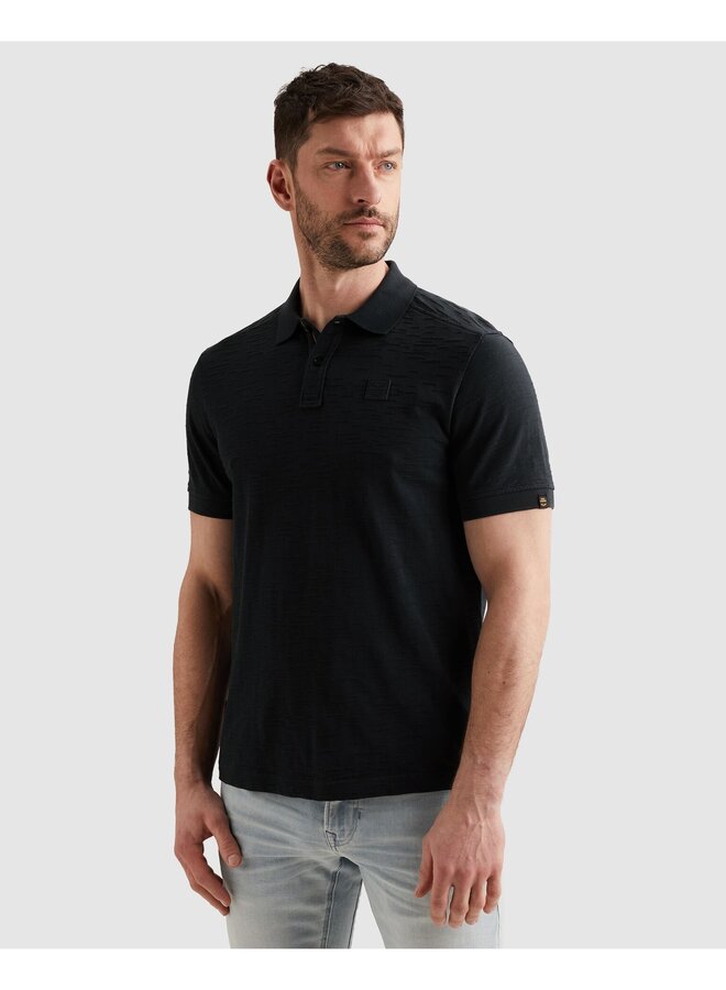 PPSS2604868 5282 PME Legend Short sleeve polo jacquard jersey Carbon