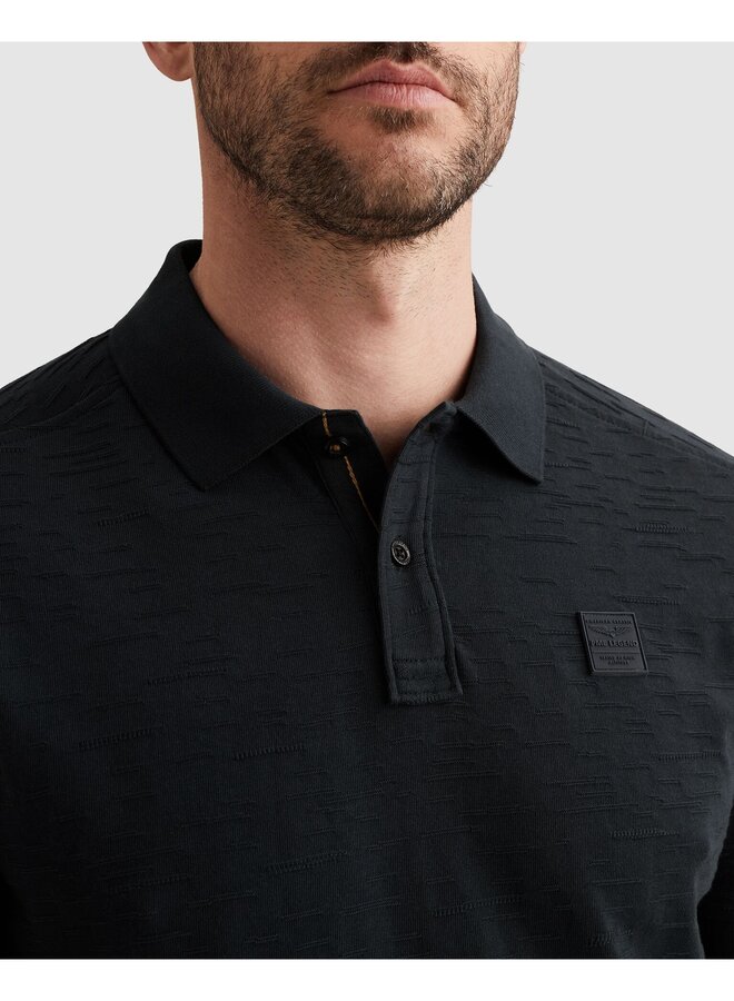 PPSS2604868 5282 PME Legend Short sleeve polo jacquard jersey Carbon