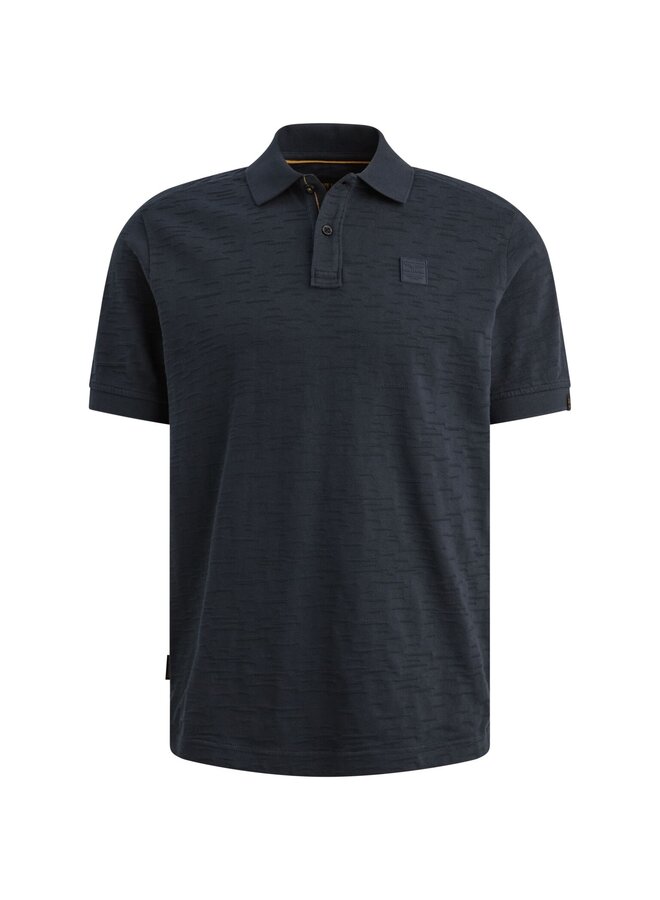 PPSS2604868 5282 PME Legend Short sleeve polo jacquard jersey Carbon