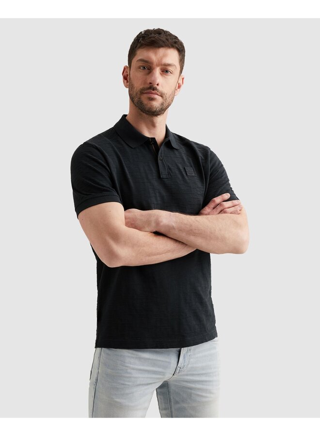 PPSS2604868 5282 PME Legend Short sleeve polo jacquard jersey Carbon