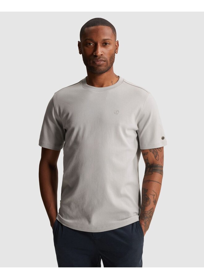 CTSS2604584 9039 Cast Iron Short sleeve r-neck regular fit interlock Mirage Gray