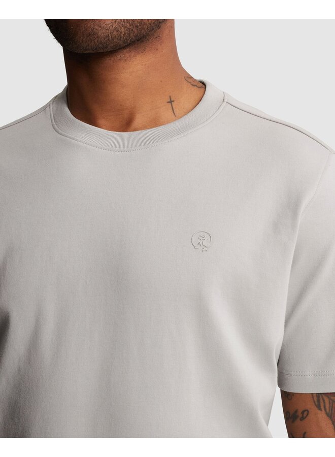 CTSS2604584 9039 Cast Iron Short sleeve r-neck regular fit interlock Mirage Gray