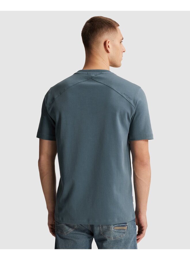 CTSS2604584 5414 Cast Iron Short sleeve r-neck regular fit interlock Oceanview