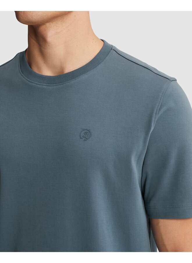 CTSS2604584 5414 Cast Iron Short sleeve r-neck regular fit interlock Oceanview