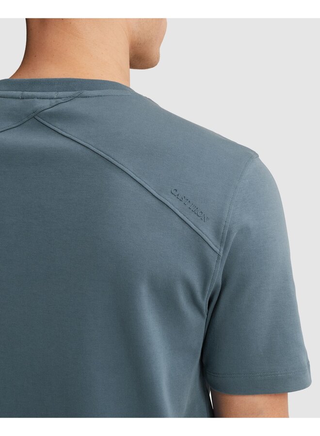 CTSS2604584 5414 Cast Iron Short sleeve r-neck regular fit interlock Oceanview