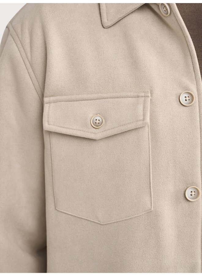 MILANOW25-M42 Blue Industry Shirtjacket STONE