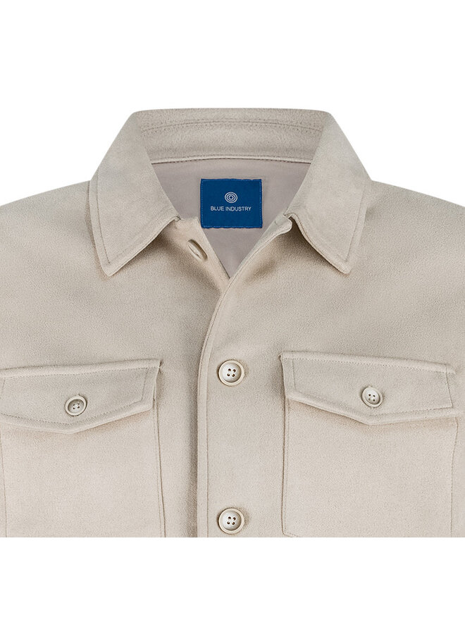 MILANOW25-M42 Blue Industry Shirtjacket STONE