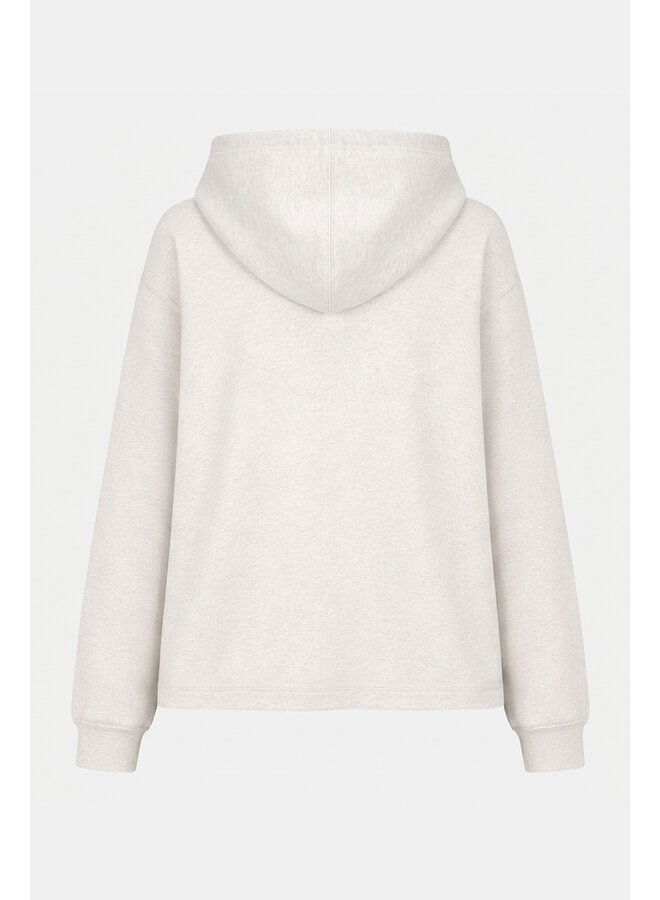 TATUM 05m-330 Penn and Ink Hoodie print ecru mel. tomato