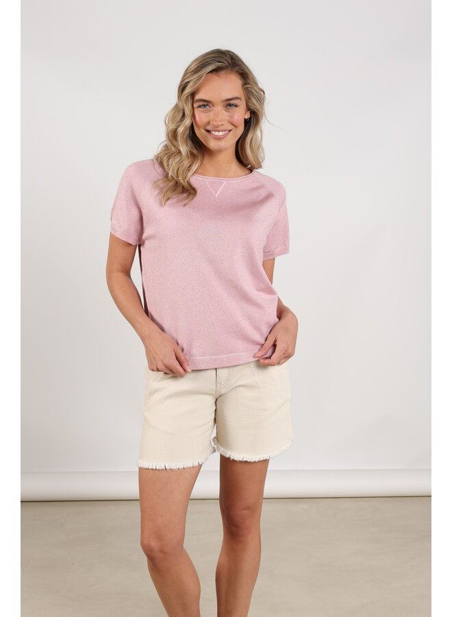 NKS01085 30 Nukus Anita Top Lurex Blush