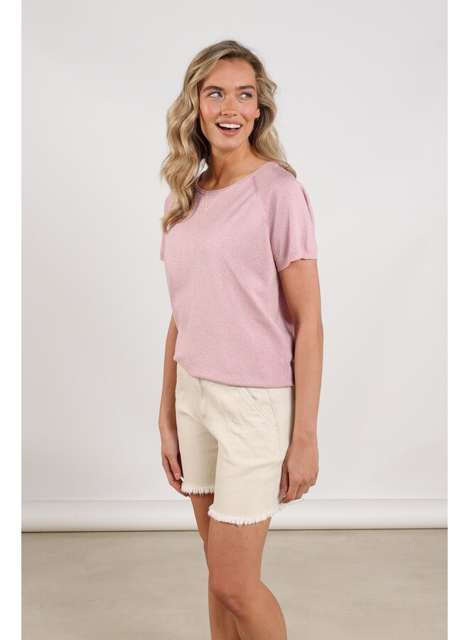 NKS01085 30 Nukus Anita Top Lurex Blush