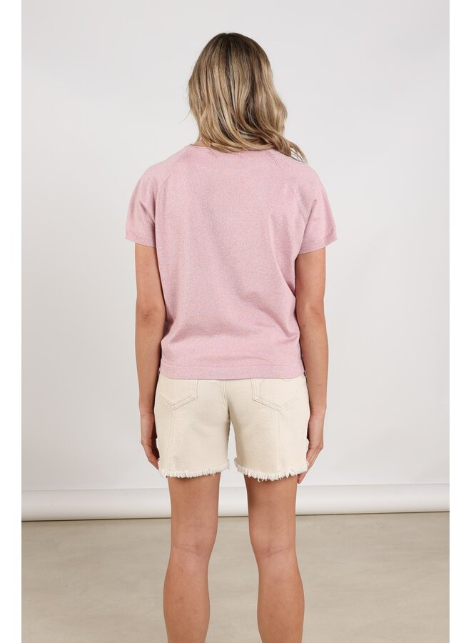 NKS01085 30 Nukus Anita Top Lurex Blush