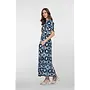 67116-20 718 Geisha dress ecru/navy