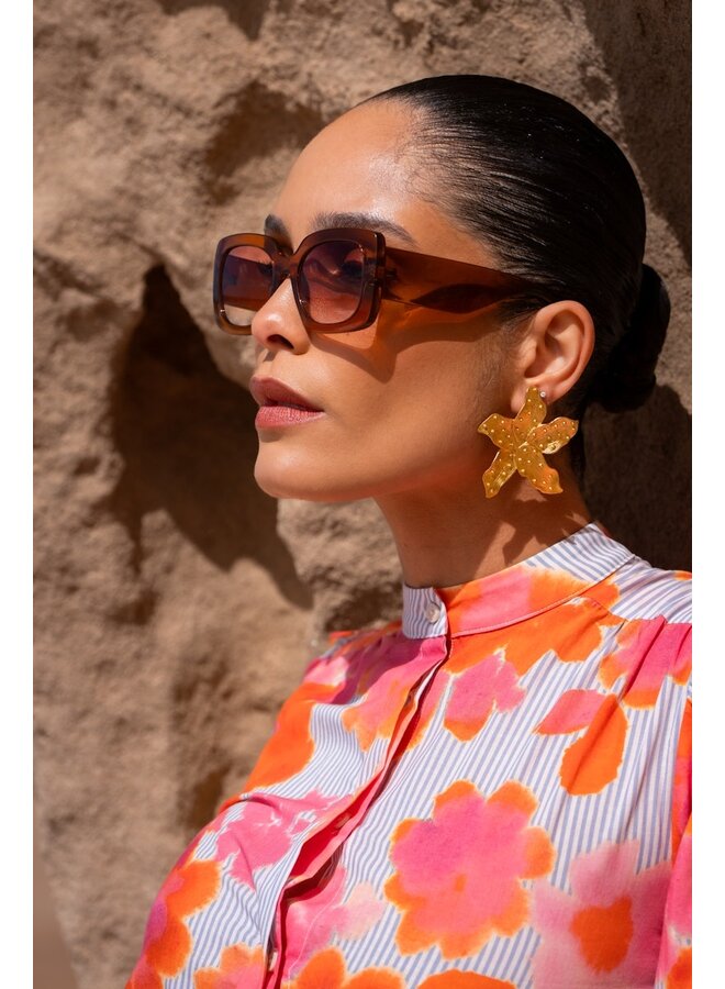 63488-20 250 Geisha blouse orange/pink