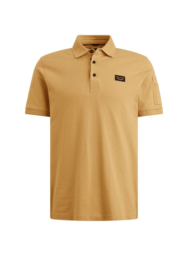 PPSS2604899 7137 PME Legend Short sleeve polo American Classic Apricot Cream