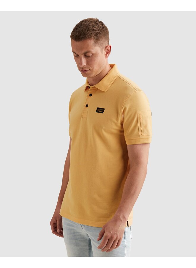 PPSS2604899 7137 PME Legend Short sleeve polo American Classic Apricot Cream