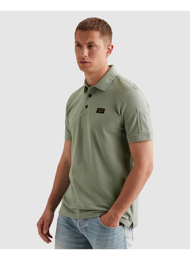 PPSS2604899 6123 PME Legend Short sleeve polo American Classic Iceberg Green