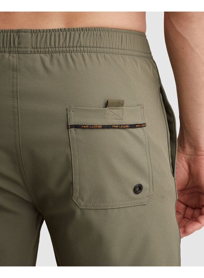 PSH2604669 6149 PME Legend AIRFRAME SWIMSHORTS SMALL LOGO PRINT Deep Lichen Green