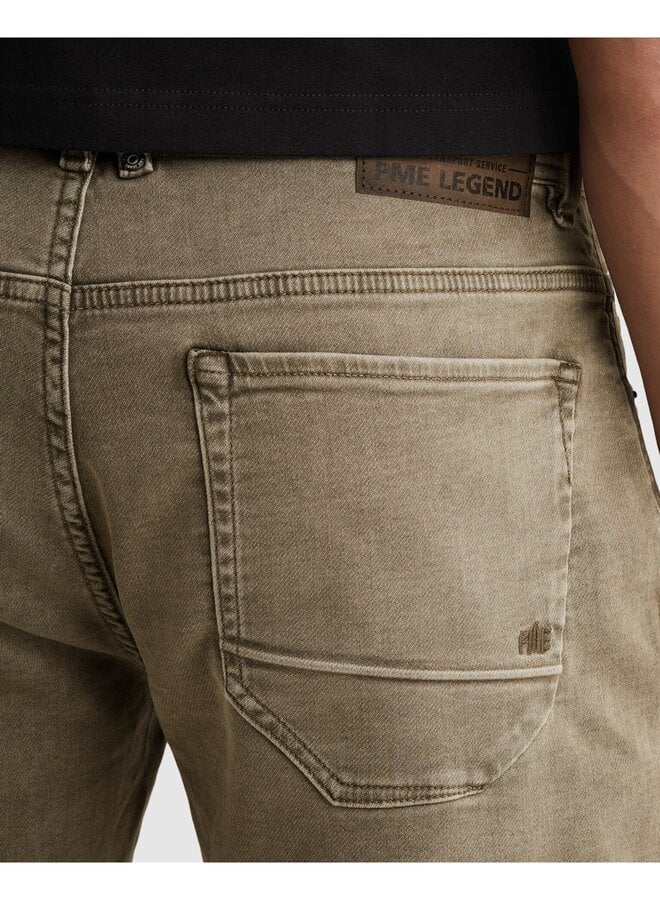 PSH2604695 8016 PME Legend WINGLOAD SHORTS LIGHT WASHED SWEAT Covert Green