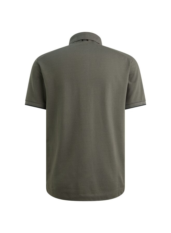 VPSS2604850 9051 Vanguard Short sleeve polo pique blend gentlemans deal Pewter