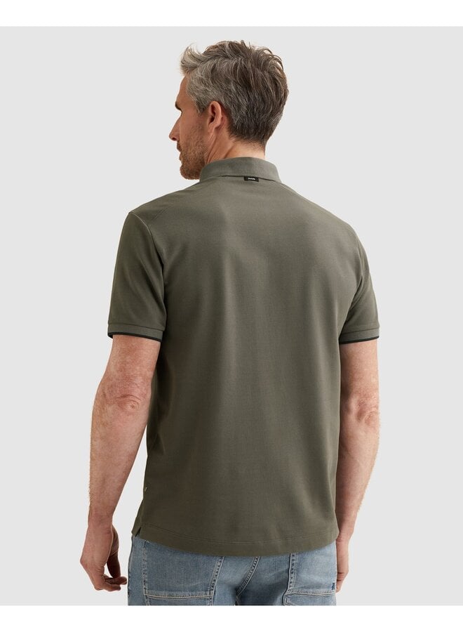 VPSS2604850 9051 Vanguard Short sleeve polo pique blend gentlemans deal Pewter