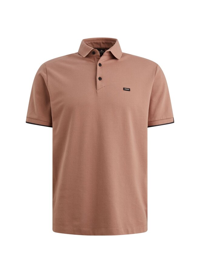 VPSS2604850 8202 Vanguard Short sleeve polo pique blend gentlemans deal Burlwood