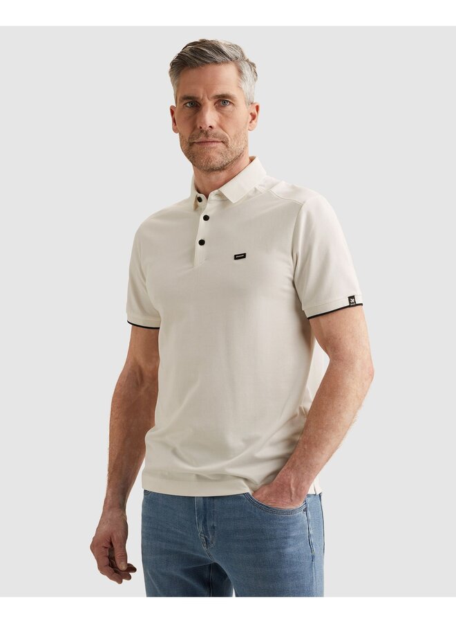 VPSS2604850 7004 Vanguard Short sleeve polo pique blend gentlemans deal Cloud Dancer