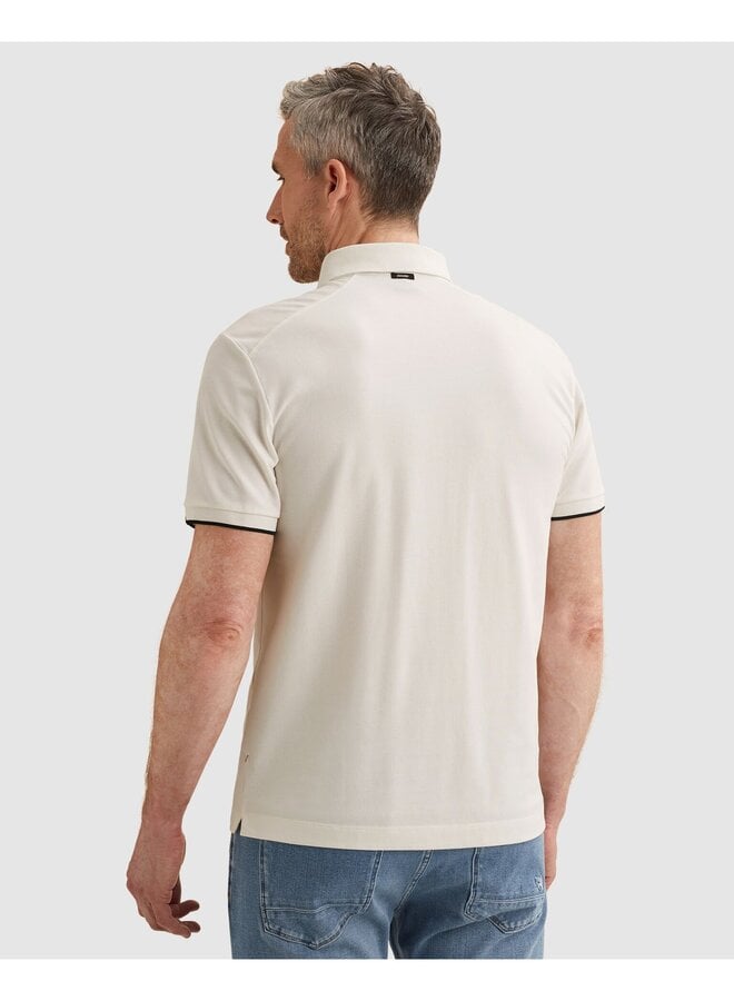 VPSS2604850 7004 Vanguard Short sleeve polo pique blend gentlemans deal Cloud Dancer