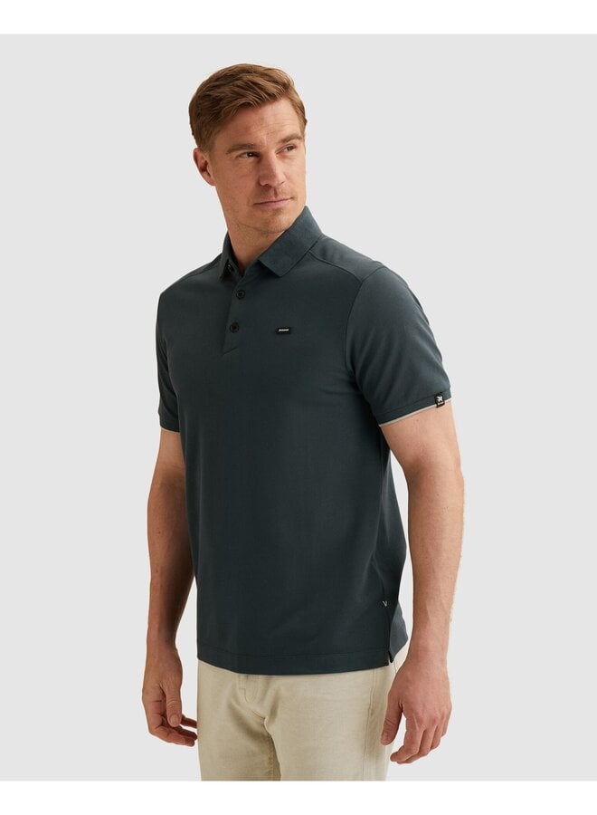 VPSS2604850 5108 Vanguard Short sleeve polo pique blend gentlemans deal Midnight Navy