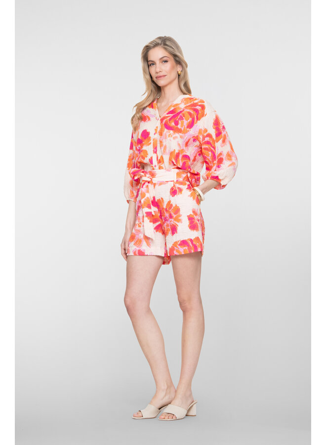 61432-20 250 Geisha short orange/pink/sand