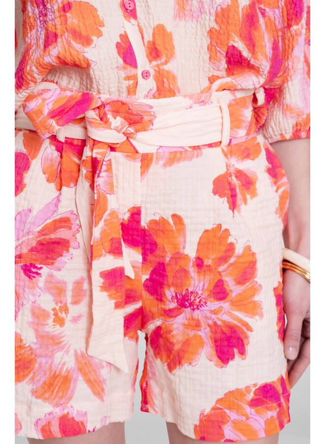 61432-20 250 Geisha short orange/pink/sand