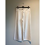 61303-10 718 Geisha Jeans wide elastic waist co/li ecru bleached cotton/linnen