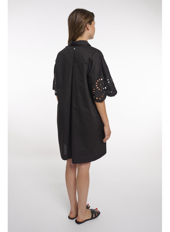 CeylinRegular.7002623 Rino&Pelle Regular length wide dress with sleeve detail  Black