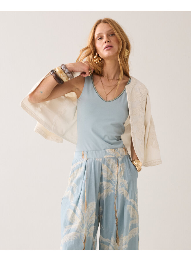 3s5244-30366 431 Summum Top basic  Glacierblue