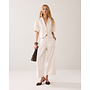 4s2808-11816 115 Summum Trousers Cotton stretch  OffWhite