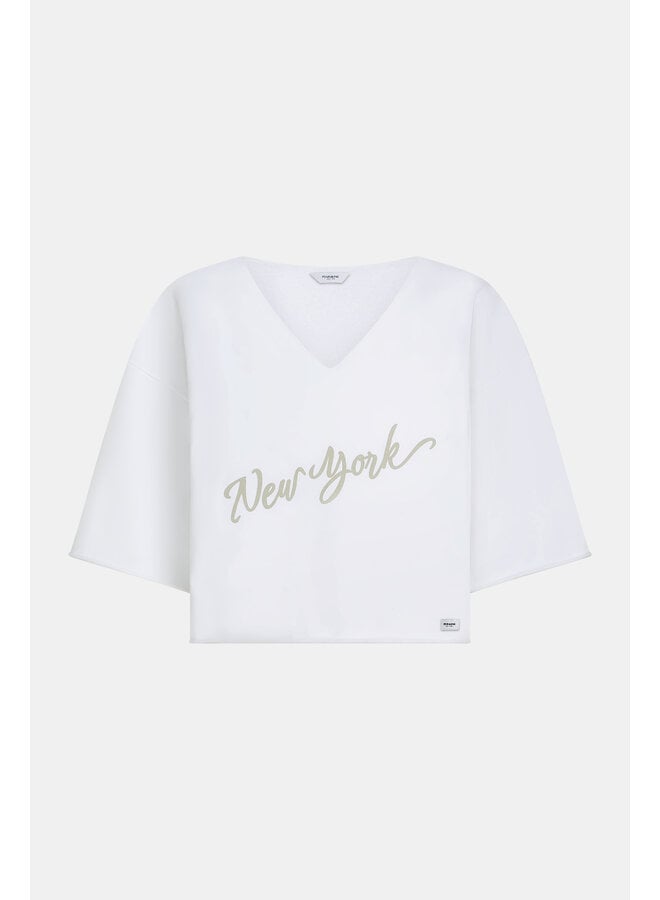 S26F1874LTD 01-054 Penn & Ink Sweater print white jute