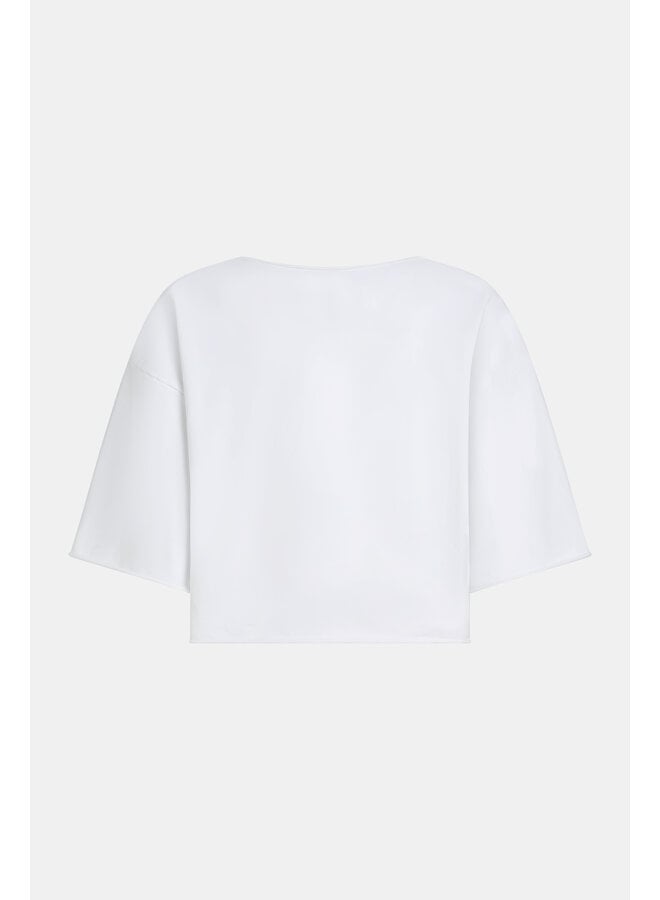 S26F1874LTD 01-054 Penn en Ink Sweater print white jute