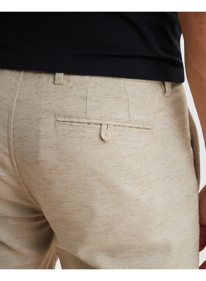 VSH2604680 7014 Vanguard V11 SHORTS LINEN STRETCH Silver Birch