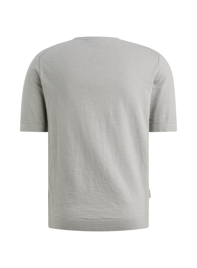 CTSS2604592 9039 Cast Iron Short sleeve r-neck regular fit cotton slub Mirage Gray