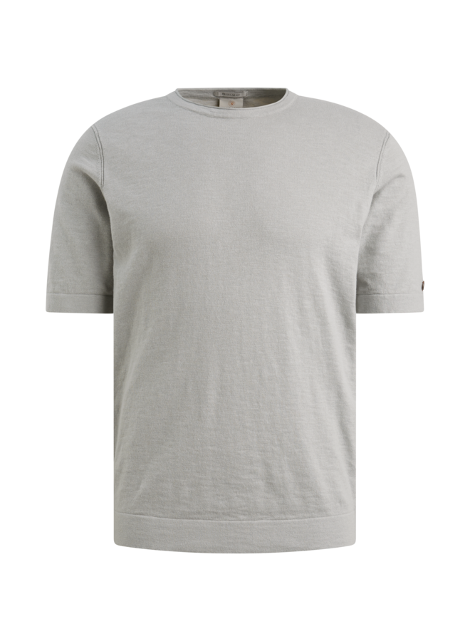 CTSS2604592 9039 Cast Iron Short sleeve r-neck regular fit cotton slub Mirage Gray